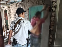 Suspeito de estuprar filhas menores no interior de Alagoas  preso no Agreste pernambucano  (Foto: Polcia Civil/AL)