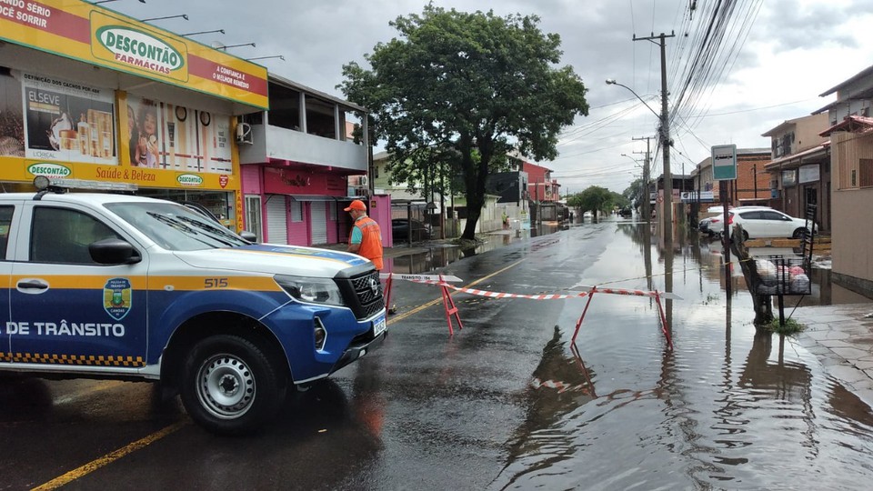 Chuvas intensas esto previstas para este fim de semana (foto: Divulgao/Prefeitura de Canoas )