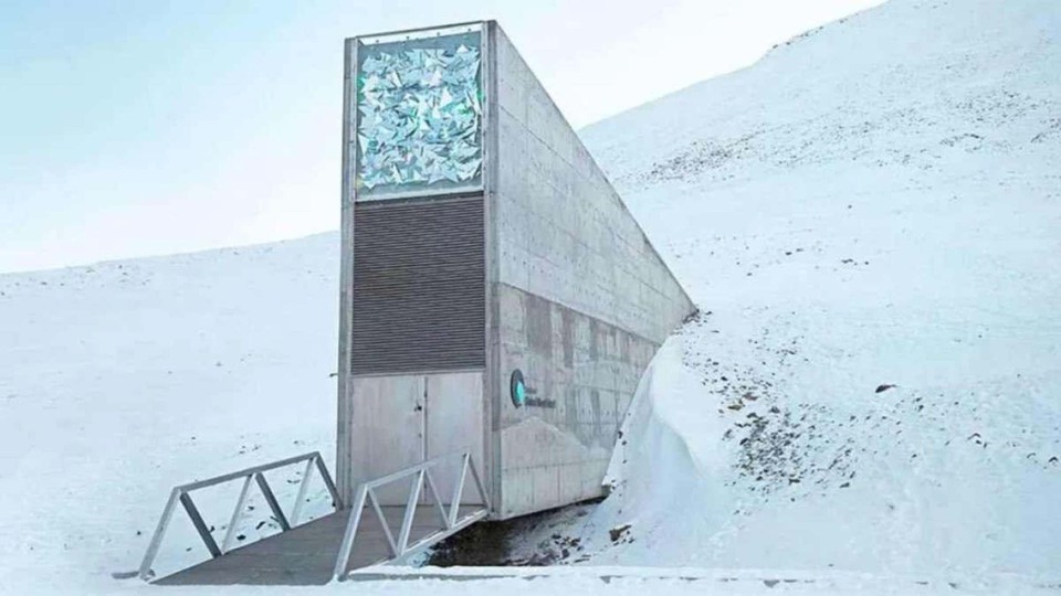  (Svalbard Global Seed Vault, Noruega
(foto: Divulgao/Crop Trust))