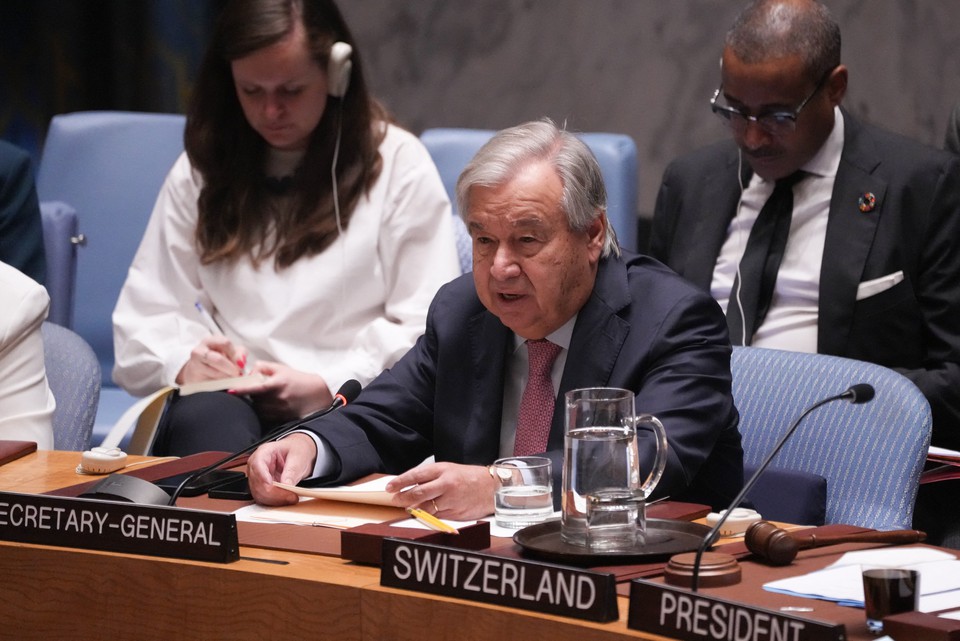 Secretrio-Geral das Naes Unidas, Antnio Guterres (foto: Bryan R. SMITH / AFP)