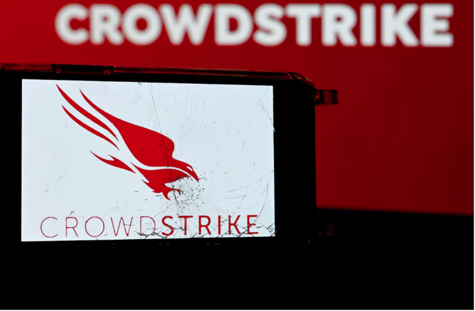 Empresa de segurana ciberntica Crowdstrike (foto: Stefano Rellandini/AFP)