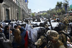 Presidente da Bolvia denuncia tentativa de golpe de Estado (foto: AIZAR RALDES / AFP)