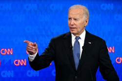 Biden afirma que s desiste de eleio se Deus mandar (Crdito: AFP)