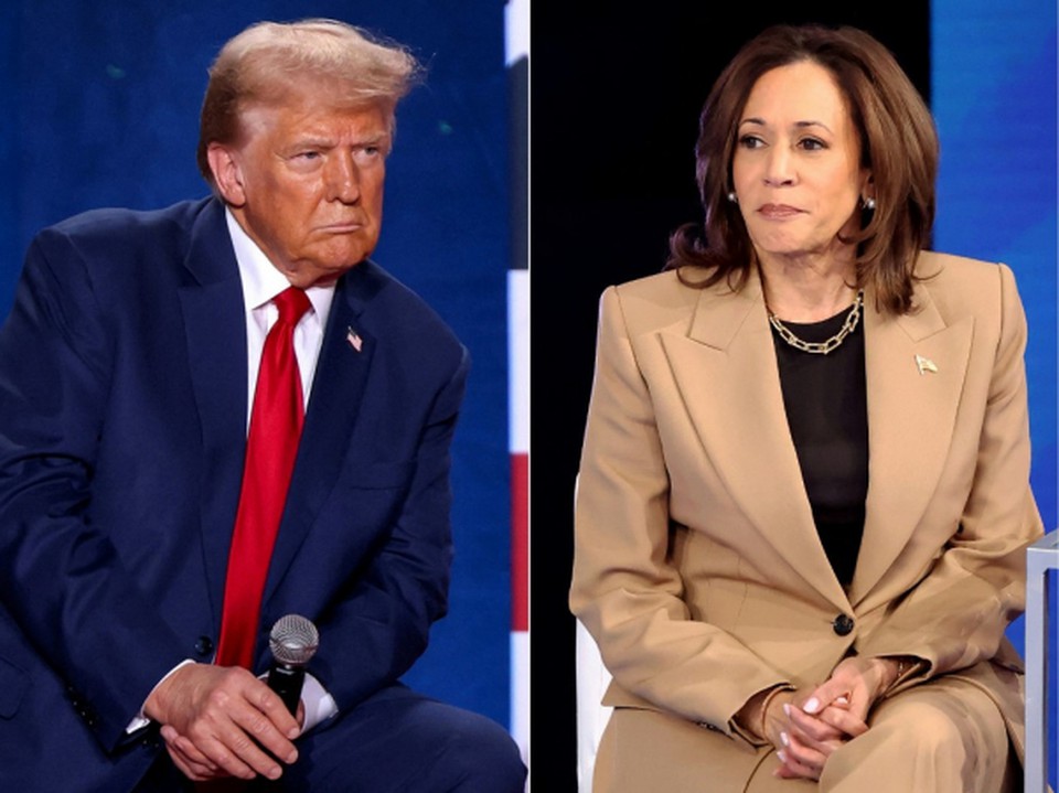 Donald Trump e Kamala Harris  (fotos: LOGAN CYRUS/RONDA CHURCHILL/AFP)