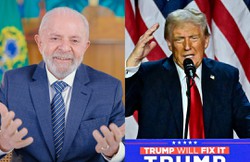 Lula se pronuncia sobre vitria de  Trump: Democracia  a voz do povo e deve ser respeitada (Fotos: Ricardo Stuckert / PR e Jim WATSON / AFP)