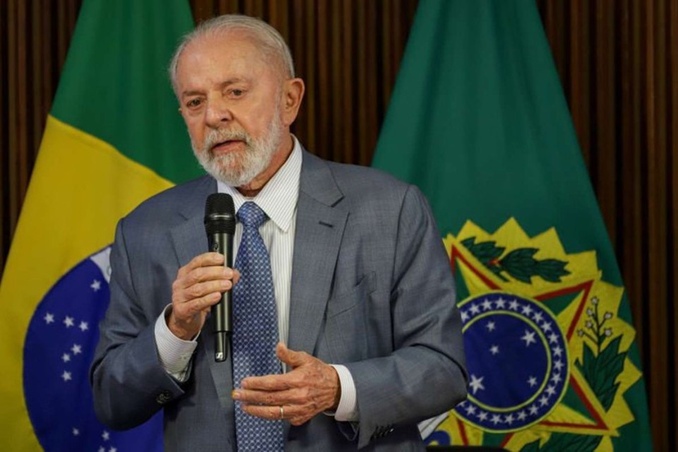 O presidente Luiz Incio Lula da Silva participa de uma reunio ministerial para apresentar novas medidas de auxlio para ao estado do Rio Grande do Sul que sofre com as enchentes (foto: Jodson Alves/Agncia Brasil)