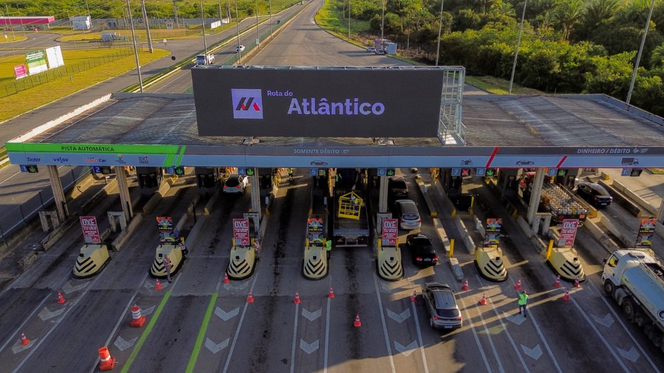 Painel leva informaes para motoristas  (Foto: Divulgao )