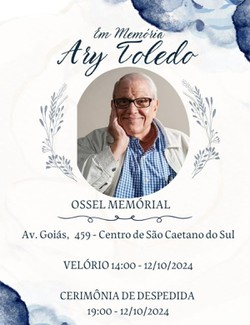 Velrio de Ary Toledo acontece neste sbado; saiba os detalhes  (foto: Reproduo/Instagram )