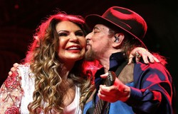 Elba Ramalho e Geraldo Azevedo se apresentam no show Um Encontro Inesquecvel (Divulgao)