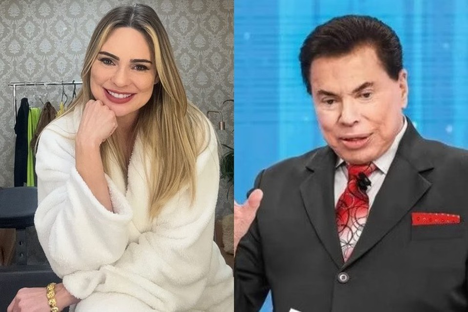 Rachel Sheherazade e Silvio Santos (foto: Reproduo/Instagram)