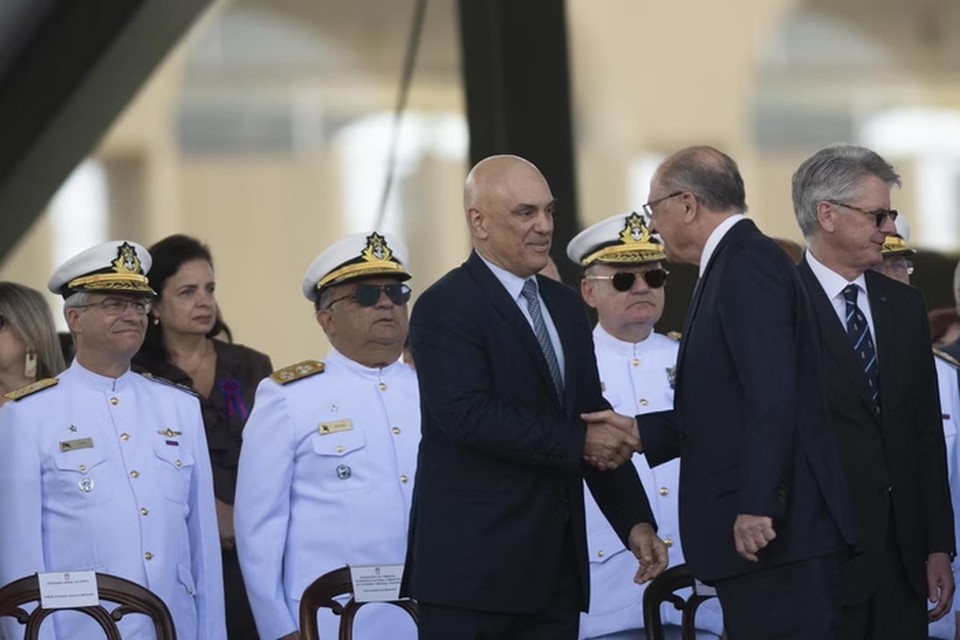 Alexandre de Moraes e Geraldo Alckmin (Foto: Hugo Barreto/Metrpoles
)