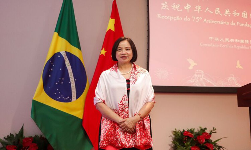 A festividade teve como destaque a presena da cnsul-geral da China em Pernambuco, Lan Heping (Foto: Ruan Pablo/DP Foto)