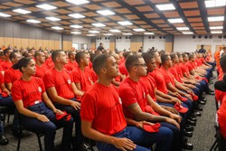 Aula inaugural do curso de formao 339 novos bombeiros concursados acontece nesta tera (19) (Foto: Marina Torres/DPd)