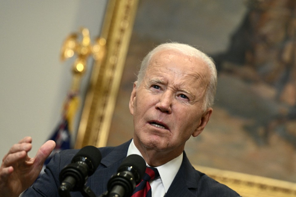 Presidente dos Estados Unidos. Joe Biden   (foto: Brendan SMIALOWSKI / AFP)