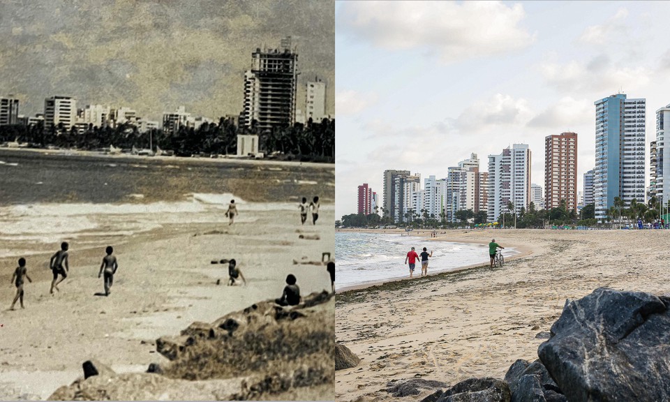 Praia de Piedade sentido Candeias (Foto: Arquivo DP/Reproduo/Rafael Vieira)