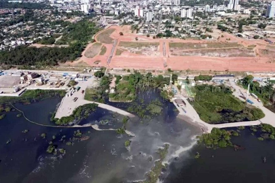 A explorao do minrio na cidade causou afundamento no solo em cinco bairros de Macei (foto: Divulgao/Secom)