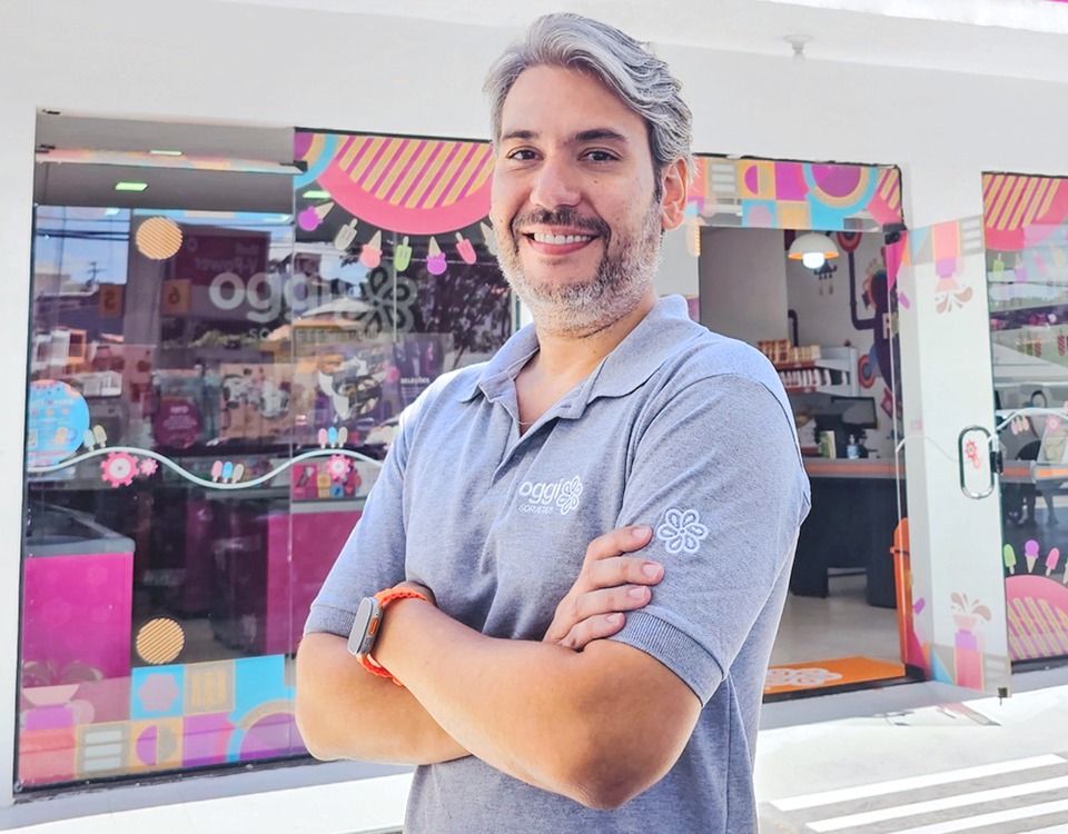 Scio-fundador da Oggi Sorvetes, Rodrigo Mauad diz que expanso no mercado nordestino j era um sonho antigo (Divulgao)