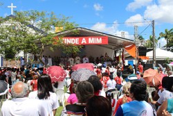 Evento religioso ocorre no domingo