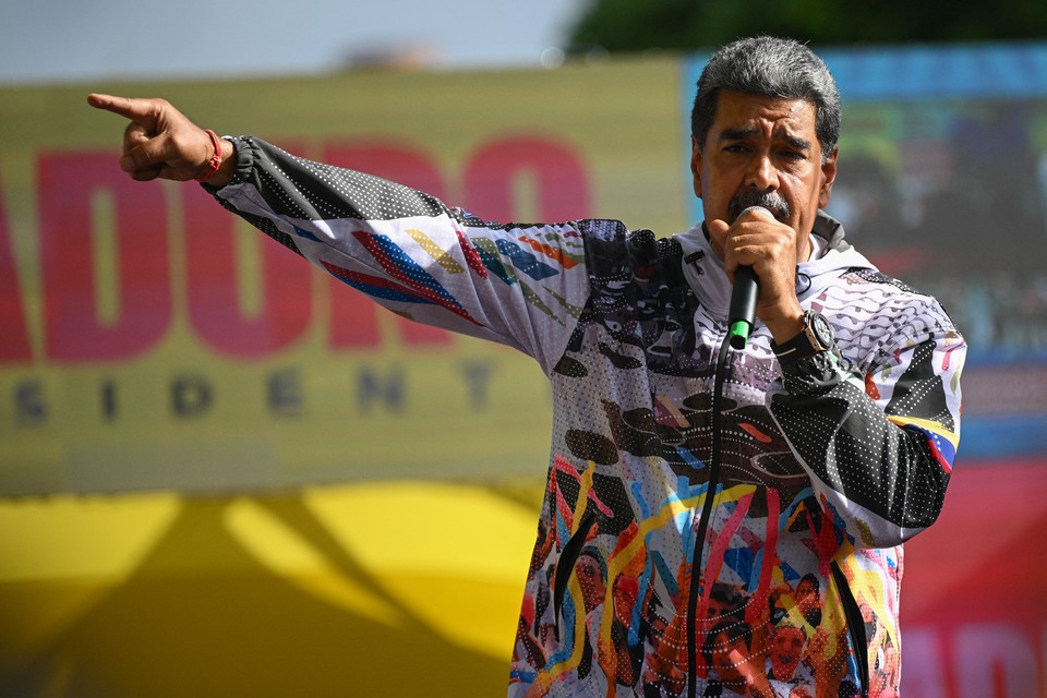 

Nicols Maduro concorre ao terceiro mandato
 (foto: Federico PARRA / AFP)