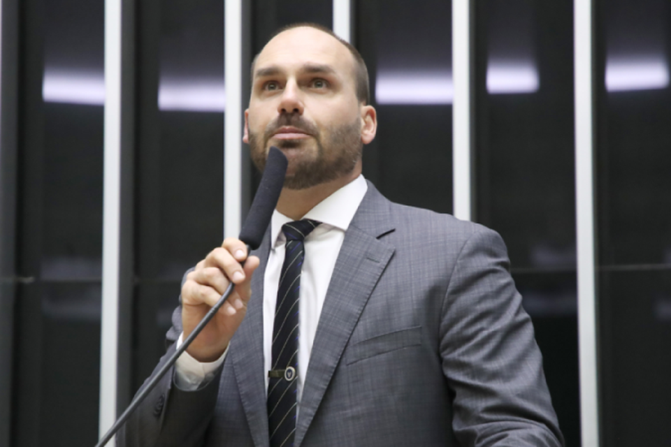 
Eduardo Bolsonaro  o nome que o PL escolheu para enfrentar Alexandre de Moraes (foto: Mario Agra/Cmara dos Deputados)