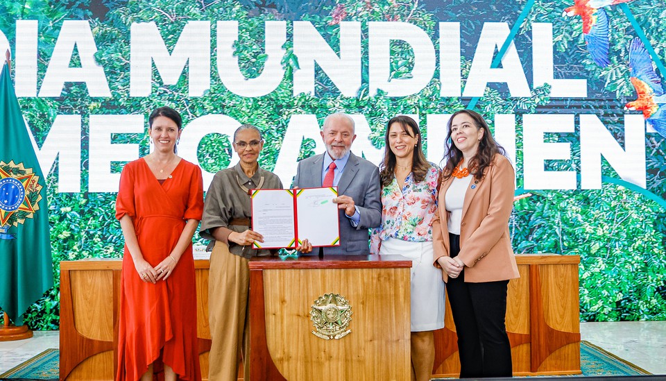 O presidente participou de evento pelo Dia Mundial do Meio Ambiente (foto: )