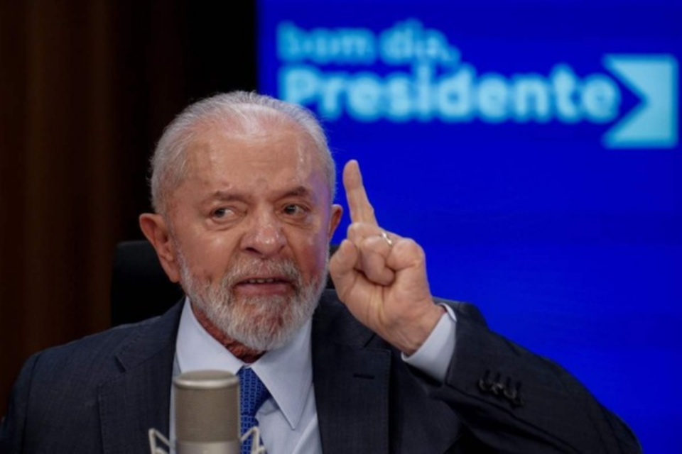 Presidente Lula, durante entrevista no programa Bom Dia, nos estdios da EBC (Crdito: Rafa Neddermeyer/Agencia Brasil)