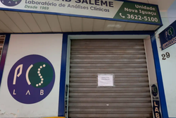 A sede do PCS Lab Saleme, laboratrio de anlises clnicas 