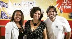 Alice Gabino (Rede), Dani Portela (PSOL) e Ricardo Gadlha (Rede)