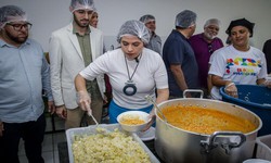 Vice-governadora Priscila Krause inaugura cozinha comunitria em Belo Jardim (Foto: Mariana Carvalho



)