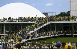 Polcia argentina anuncia deteno de um dos foragidos do 8/1 (Foto: Marcelo Camargo/Agncia Brasil)