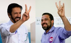 Em 15 capitais, eleitores escolhero prefeitos em segundo turno (NILTON FUKUDA / AFP e MIGUEL SCHINCARIOL / AFP)