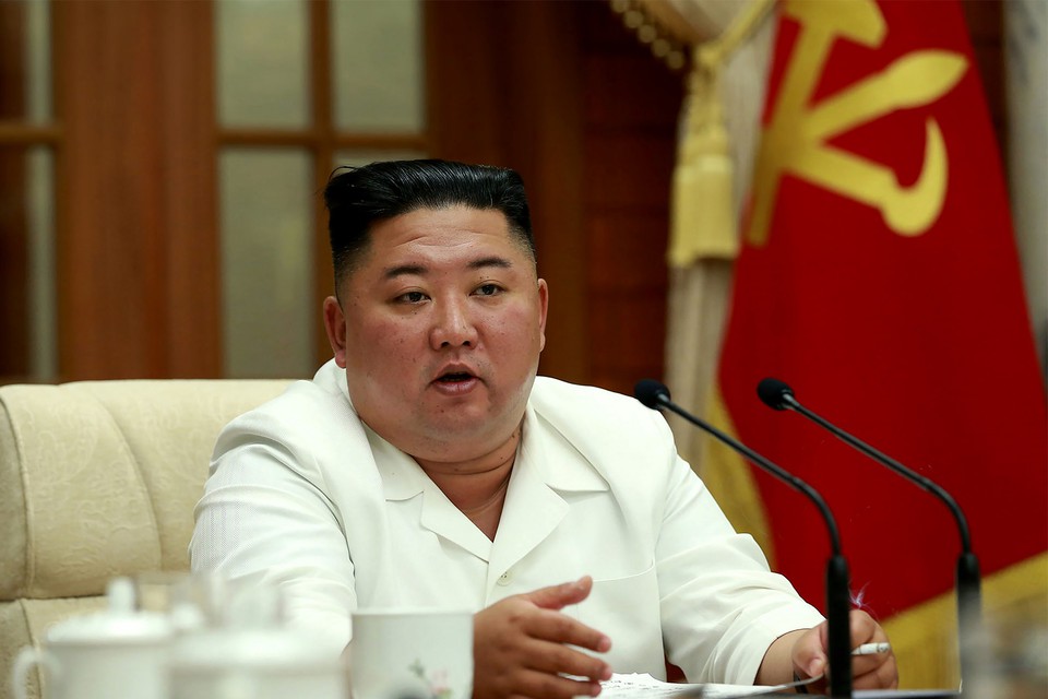 Kim Jong-un, lder da Coreia do Norte (Foto: STR / AFP / KCNA VIA KNS
)