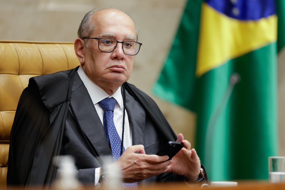 Ministro Gilmar Mendes defendeu legalidade das solicitaes feitas por Alexandre Moraes ao TSE (foto: Fellipe Sampaio /STF)