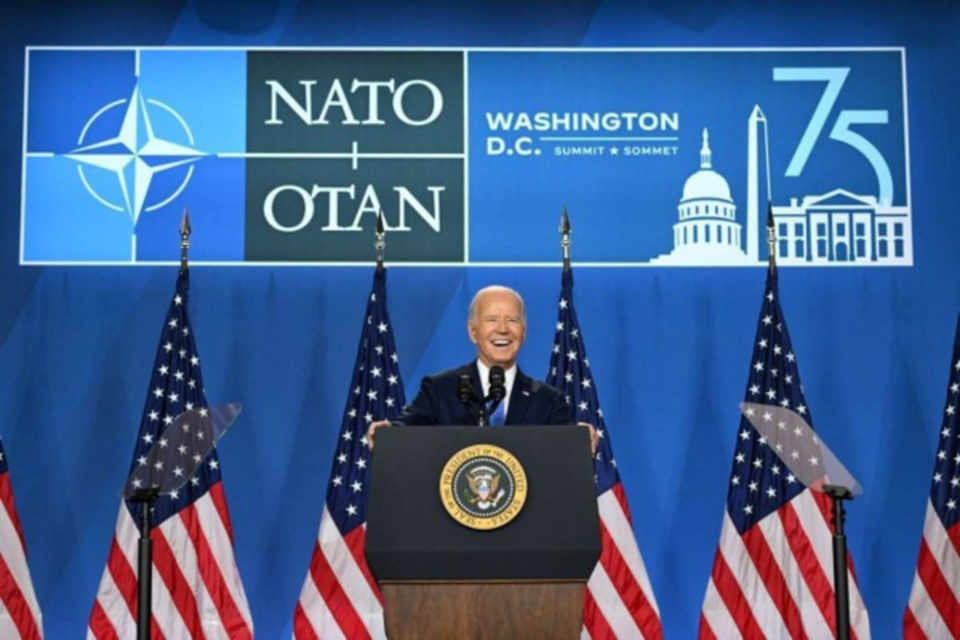 Joe Biden, presidente dos EUA: ''Sou a pessoa mais qualificada para concorrer  Presidncia; eu o fiz uma vez e o farei novamente''  (Crdito: Saul Loeb/AFP)