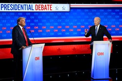 Democratas se preocupam com desempenho de Biden em debate presidencial (Foto: ANDREW CABALLERO-REYNOLDS / AFP
)