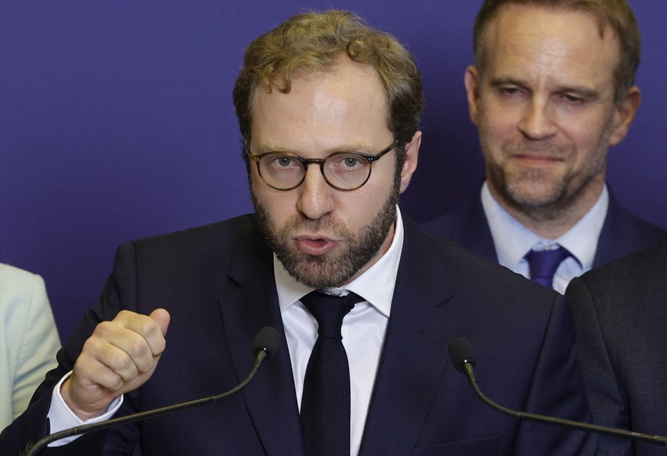 Ministro da Economia da Frana, Antoine Armand (foto: GEOFFROY VAN DER HASSELT / AFP)