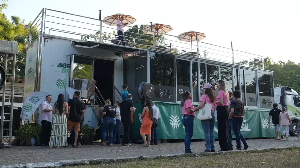 Com 98 m de rea, a 'Carreta Agro" ter uma cozinha experimental, onde os visitantes podero participar de degustaes e harmonizaes de alimentos