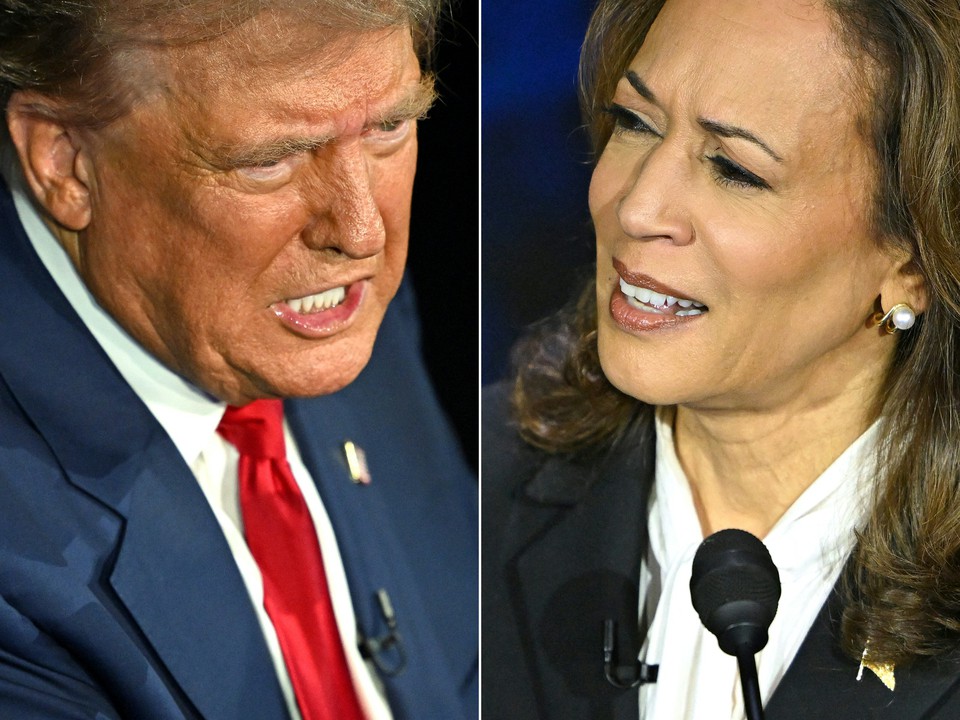 Donald Trump e Kamala Harris  (foto: SAUL LOEB / AFP)