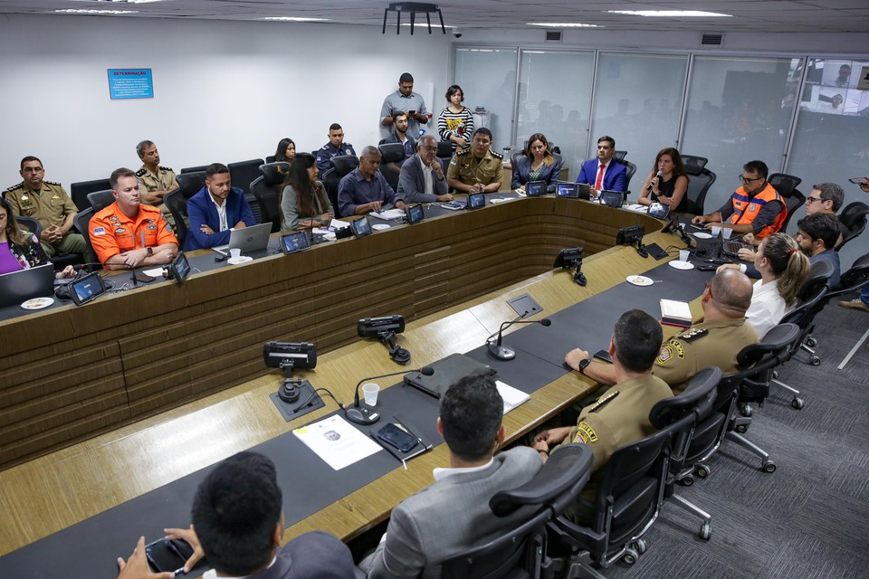 Cpula da segurana debateu planos para eventos  (Foto: Rafel Vieira/DP)