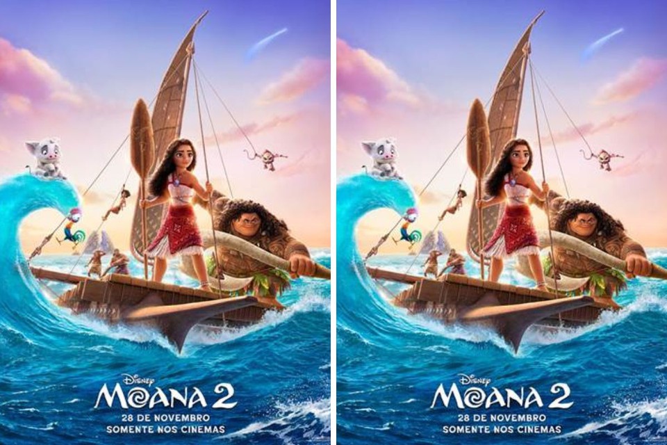 Novo pster de 'Moana 2' (foto: Divulgao)