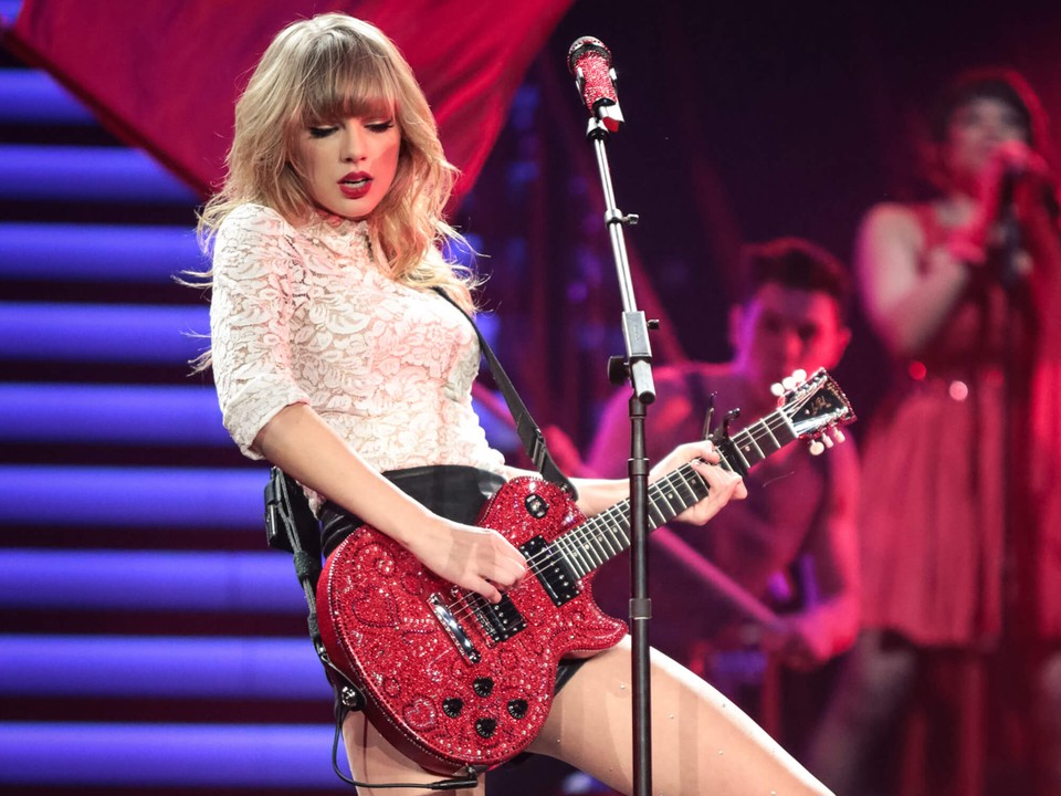 Taylor Swift est em oitavo lugar no ranking  (foto: Reproduo/Redes sociais )