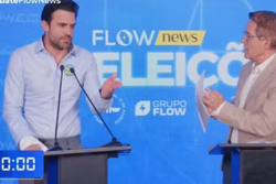 Debate em So Paulo termina com expulso de Maral e soco (Crdito: Reproduo)