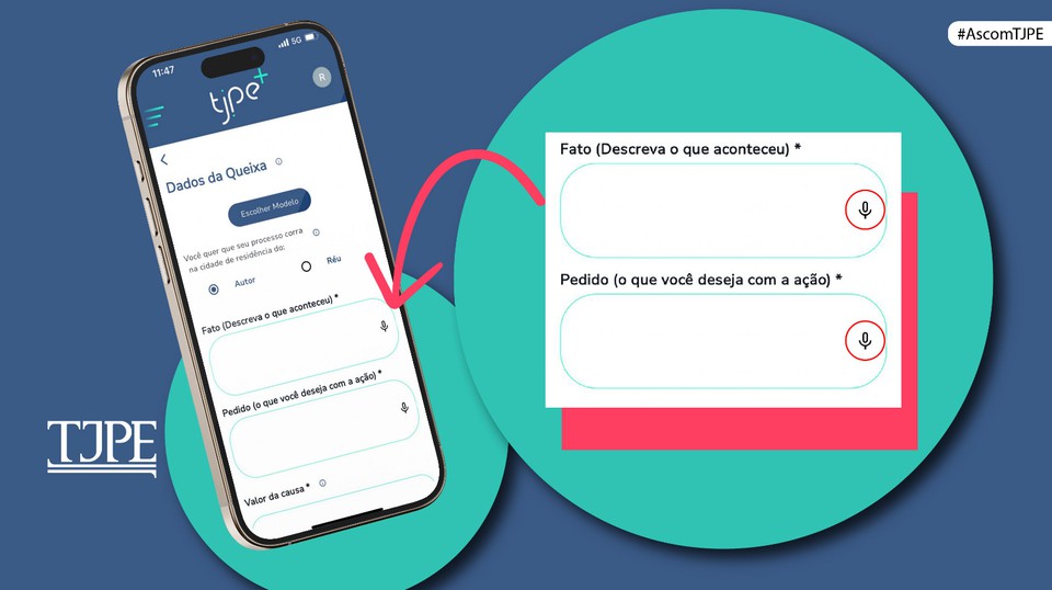 Aplicativo do TJPE tem nova funo  (Imagem: TJPE)