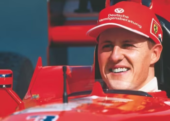 Depois de muito tempo, Michael Schumacher finalmente apareceu
