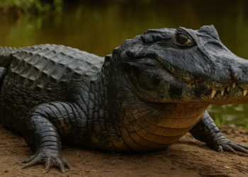 Cidade pouco conhecida no Brasil tem mais jacarés do que habitantes e eles vivem à vontade