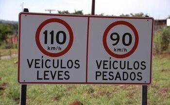 velocidade máxima nas estradas