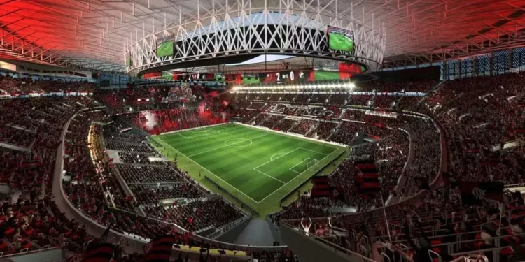 Novo estádio gigante do Flamengo tem projeto para 80 mil pessoas e virou sonho de consumo