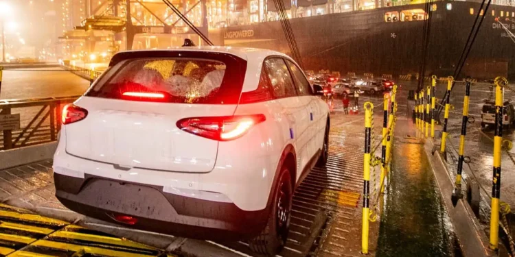 Carga de 3 mil carros elétricos e modernos chegou ao Brasil