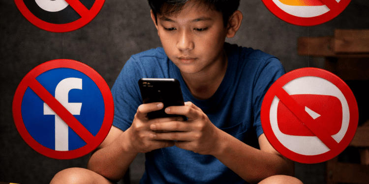 Lei aprovada proíbe menores de 16 anos de utilizarem redes sociais neste país