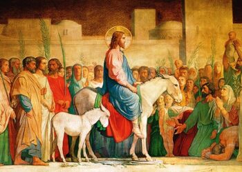 Por que Jesus chegou montado em um jumentinho na sua entrada triunfal?